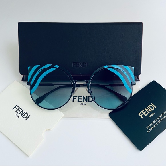 FENDI 53mm Cat Eye Sunglasses NEW! AUTHENTIC! - Picture 1 of 12
